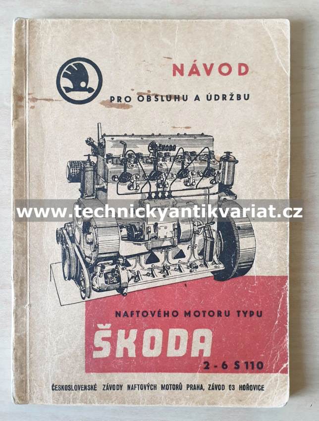Škoda 2-6 S110 - návod pro obsluhu a údržbu