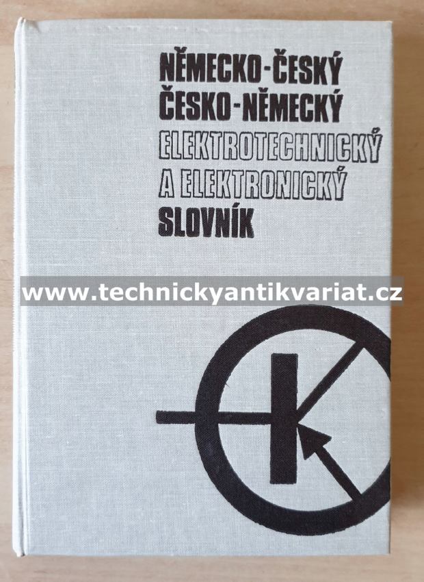 Německo-český, česko-německý elektrotechnický a elektronický slovník (1973)