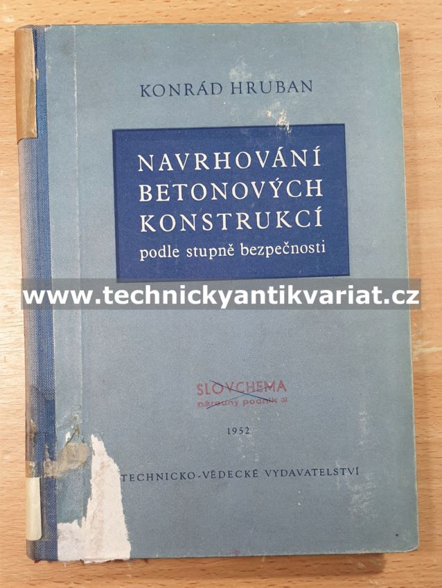 Navrhování betonových konstrukcí - Konrád Hrubán (1952)