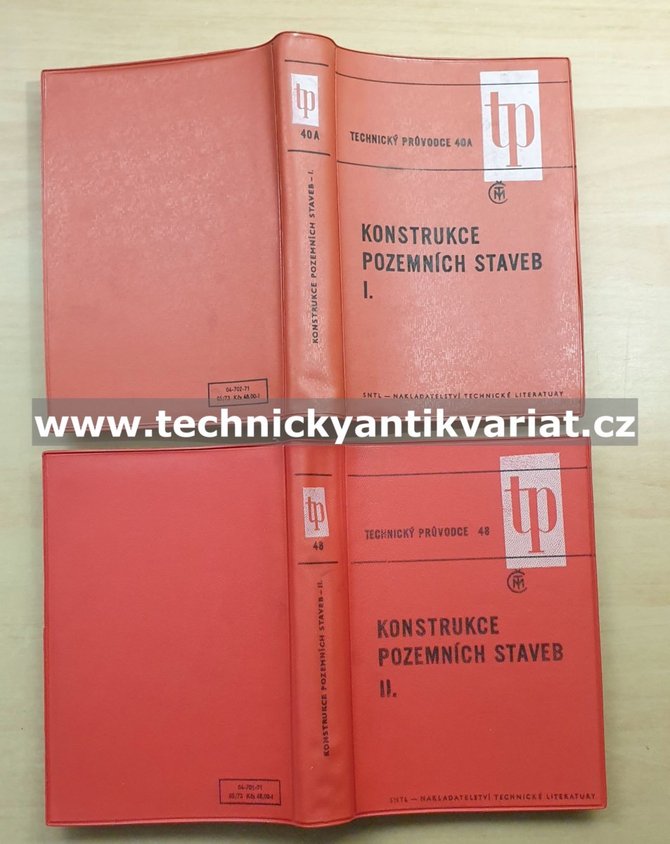 Konstrukce pozemních staveb I.II. (1971)