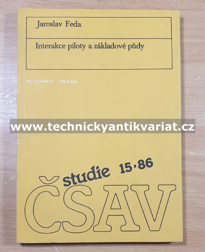 Interakce piloty a základové půdy - Jaroslav Feda (1986)
