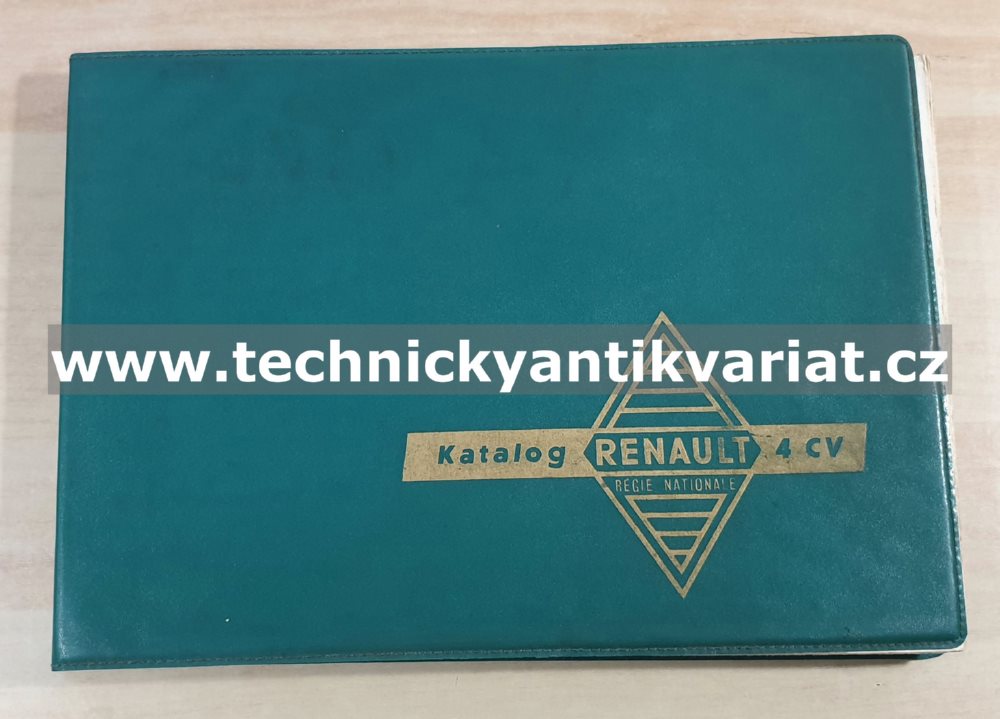 Renault 4 CV R1062 Sport - katalog náhradních dílů (1959)