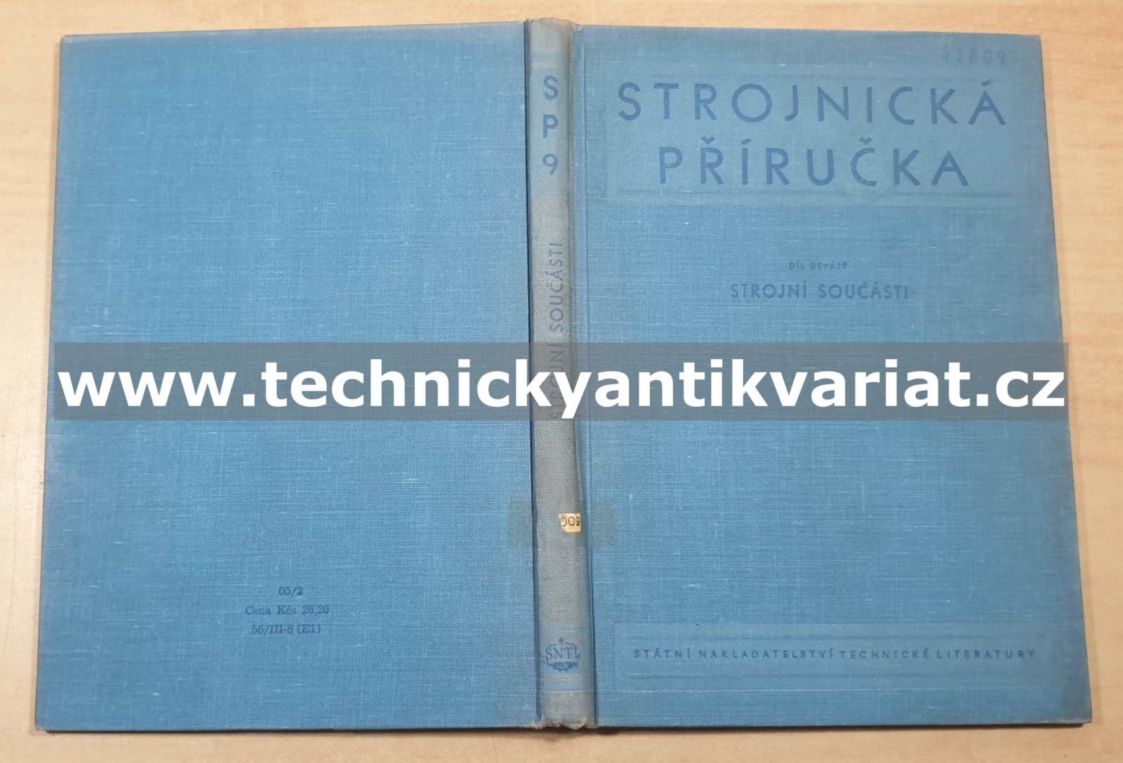 Strojnická příručka 9 Strojní součásti (1956)