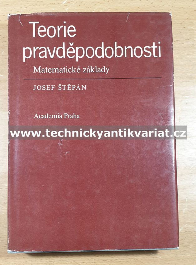 Teorie pravděpodobnosti - Josef Štěpán (1987)