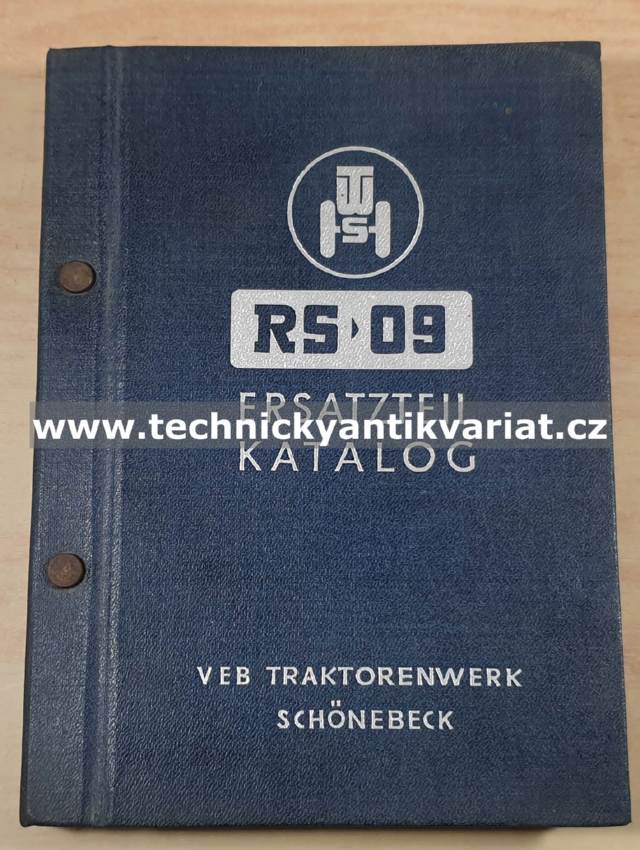 Traktor RS 09 - Ersatzteil katalog (1963)