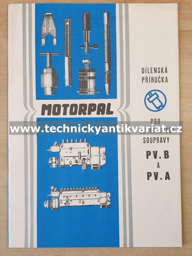 Vstřikovací soupravy PV.B, PV.A - dílenská příručka (1993)