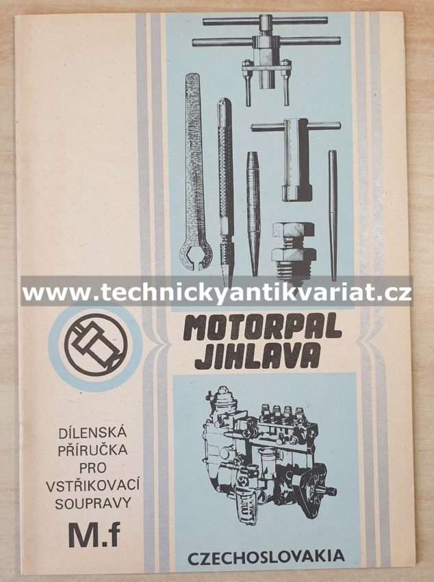 Avia vstřikovací zařízení typu M.f - dílenská příručka (1990)
