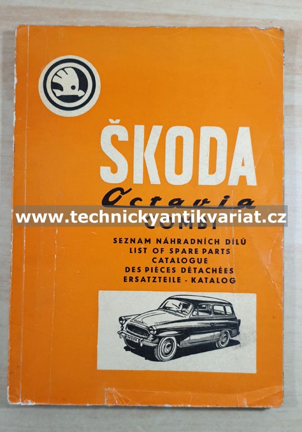 Škoda Octavia Combi - seznam náhradních dílů (1967)