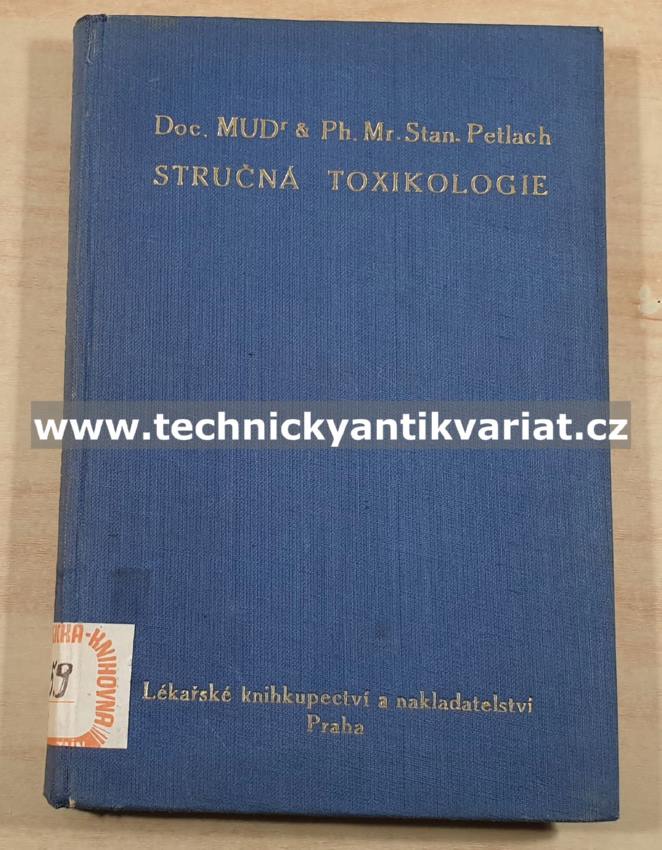 Stručná toxikologie - Stan. Eetlach (1948)
