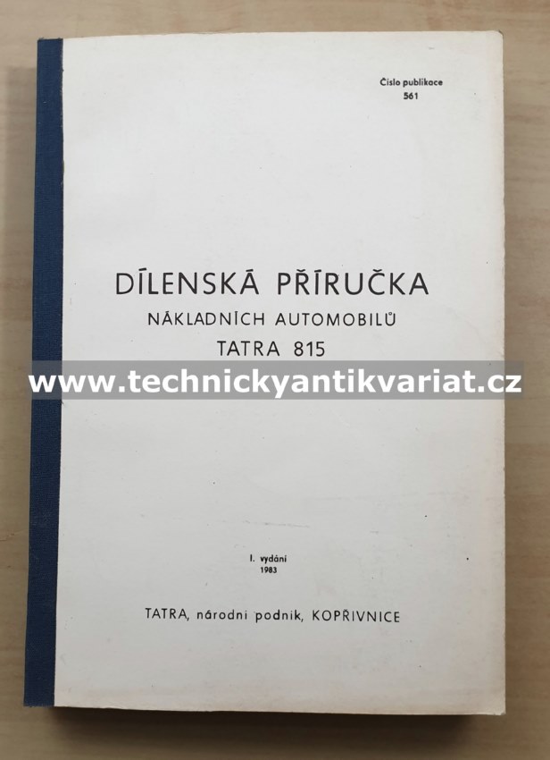 Tatra 815 - dílenská příručka (1983)