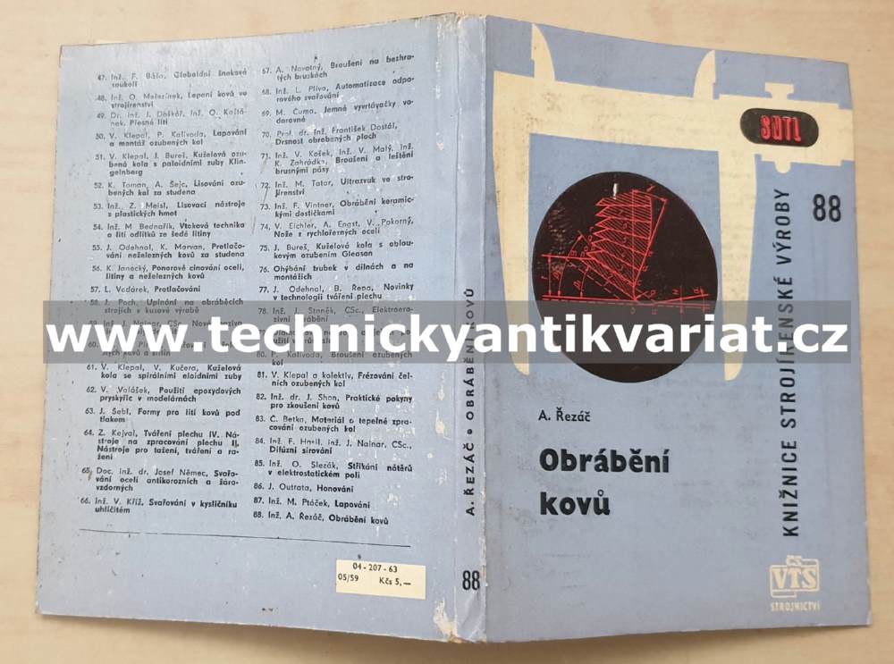 Protlačování oceli za studena - F. Hemr (1963)