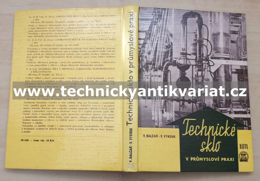 Technické sklo - V. Balcar, V. Vykouk (1960)