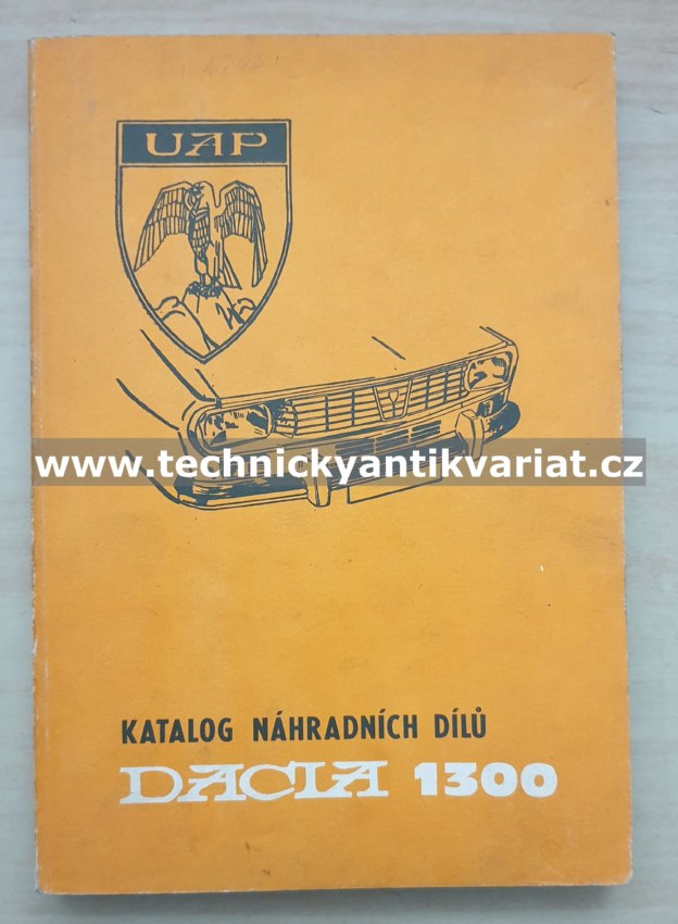 Dacia 1300 - katalog náhradních dílů (1981)