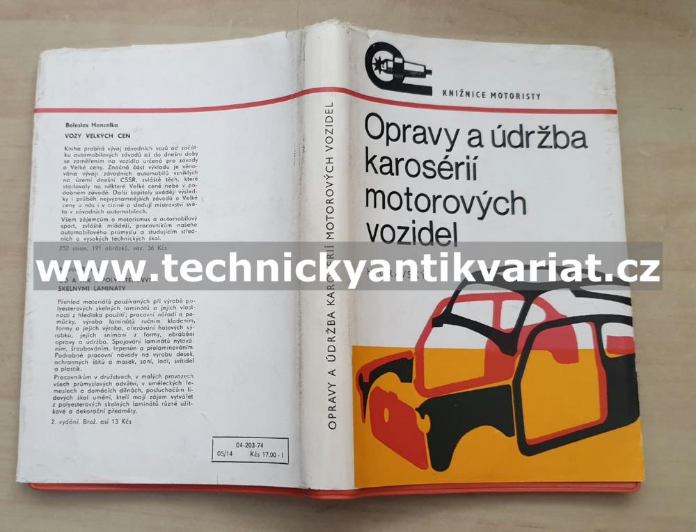 Opravy a údržba karoserií motorových vozidel - H. Oravský (1974)