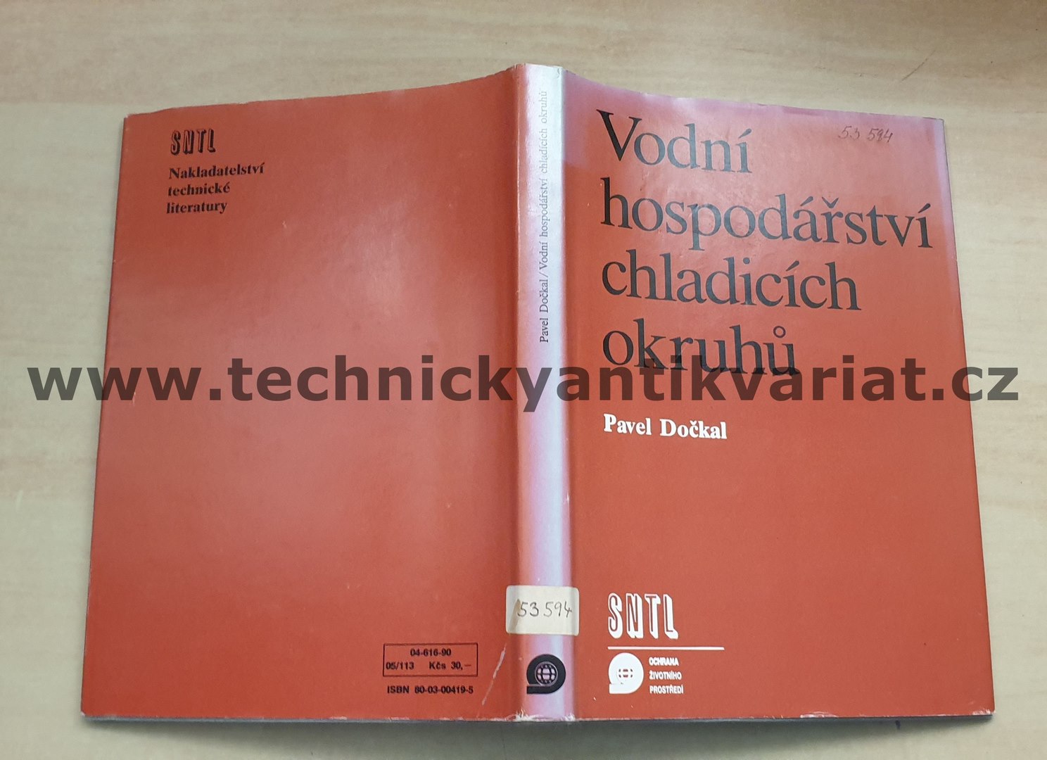 Vodní hospodářství chladících okruhů - Pavel Dočkal (1990)