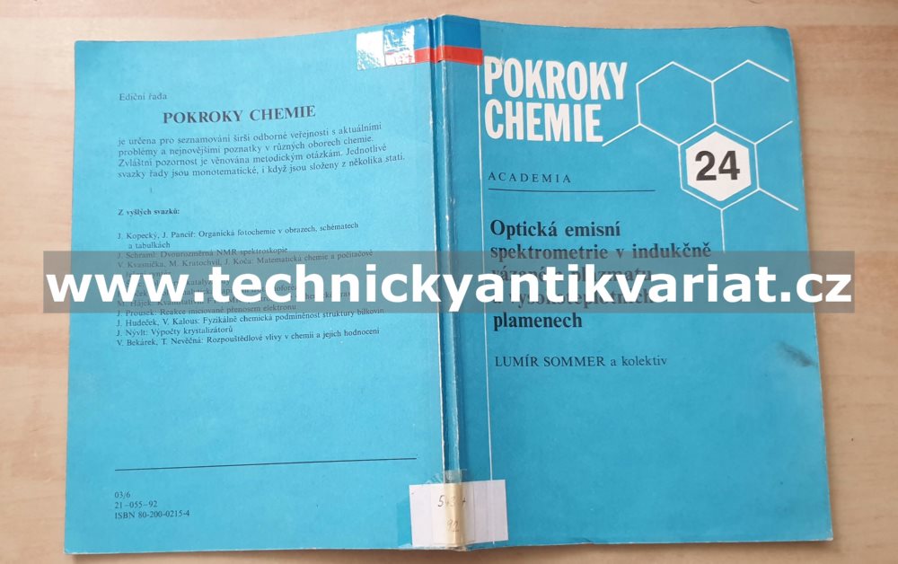 Optická emisní spektrometrie v indukčně vázaném plazmatu - L. Sommer (1992)