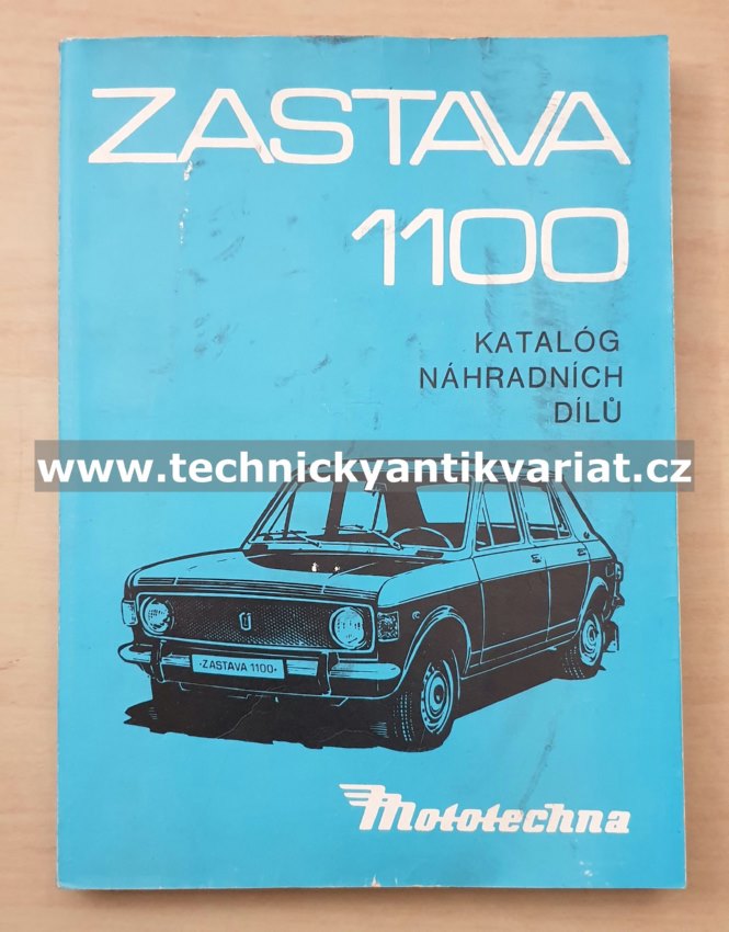 Zastava 1100 - katalog náhradních dílů (1980)