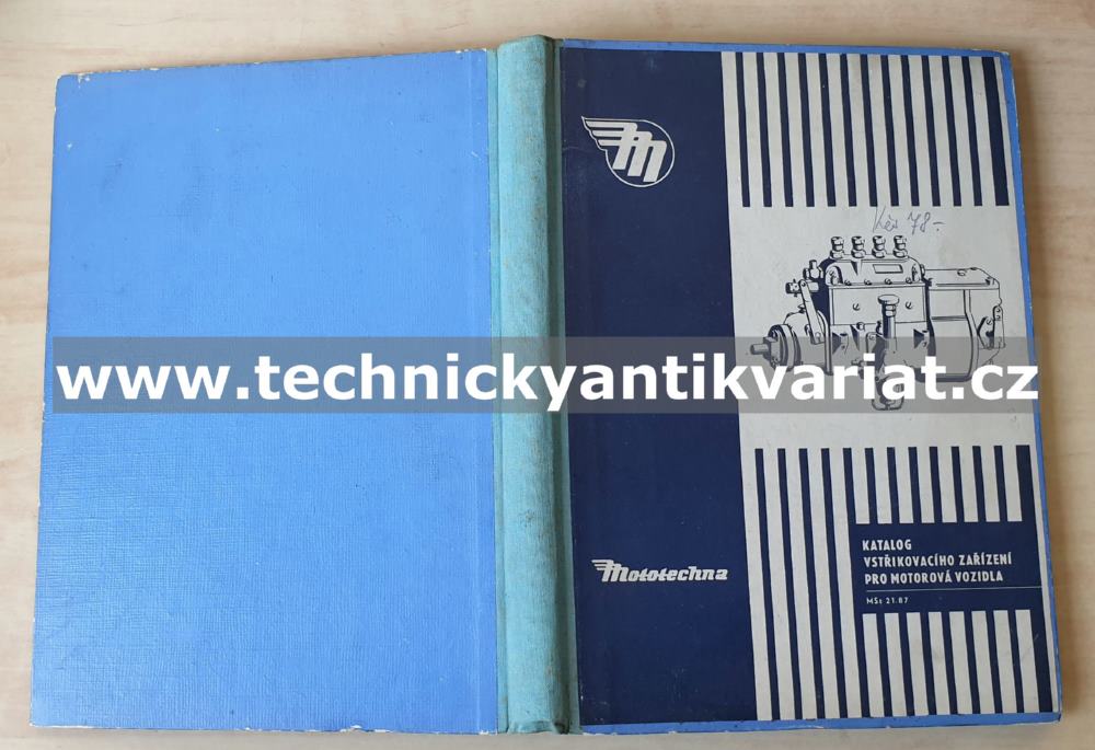 Katalog vstřikovacího zařízení pro motorová vozidla (1955)