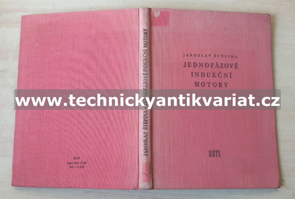 Jednofázové indukční motory - Jaroslav Štěpina (1957)