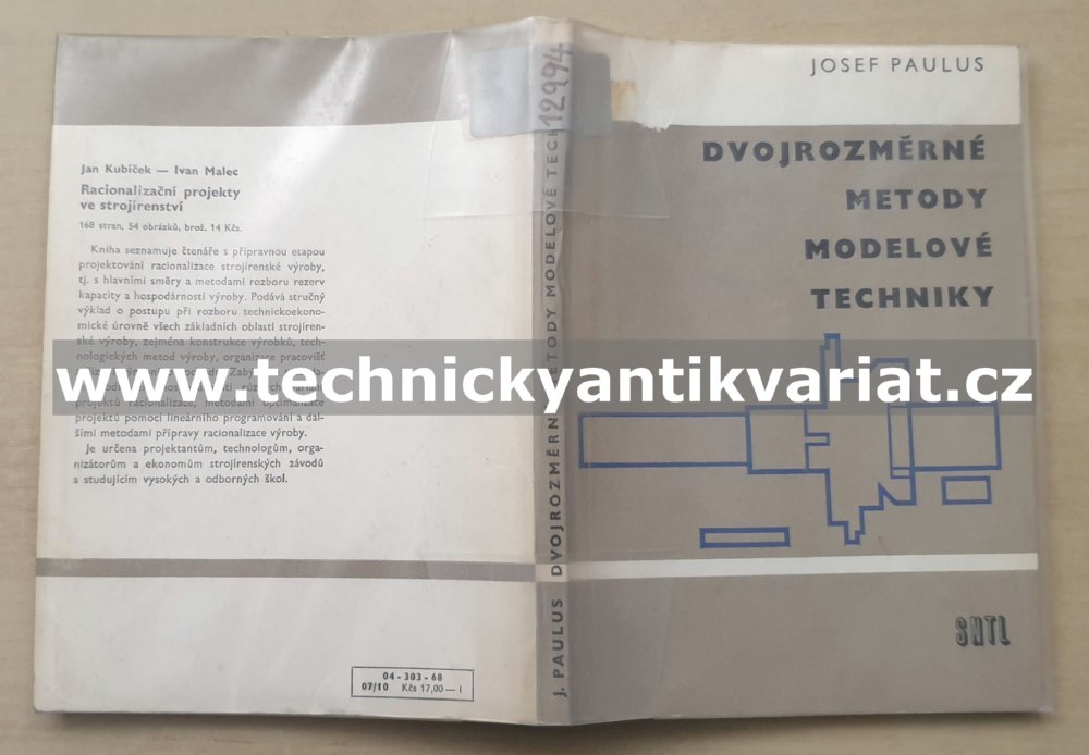 Dvojrozměrné metody modelové techniky - Josef Paulus (1968)