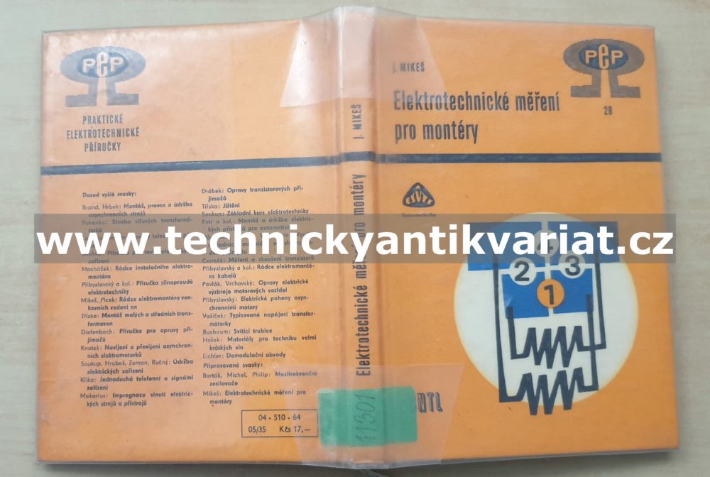 Elektrotechnická měření pro montéry - Jan Mikeš (1964)