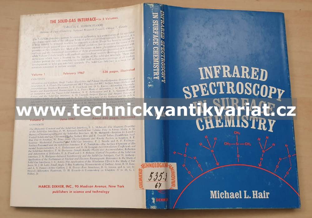 Infrared spectroscopy in surface chemistry - Michael L. Hair (1967)