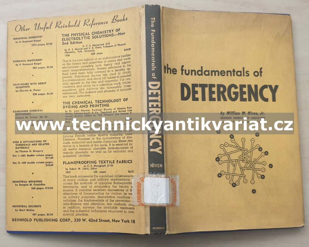 The fundamentals of Detergency - William W. Niver (1950)