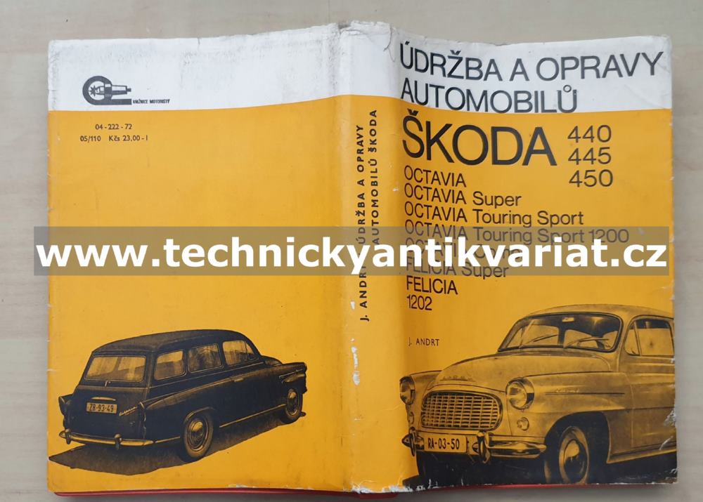Škoda 440, 445, 450, Octavia, Felicia, 1202 - J. Andrt (1972)