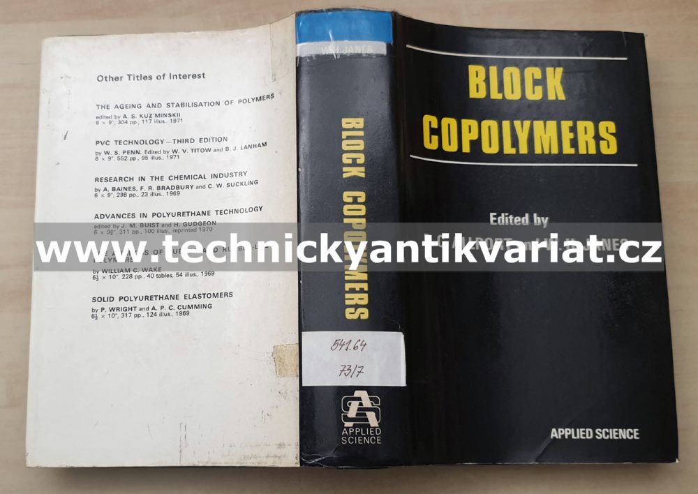 Block Copolymers - Allport, Janes (1973)