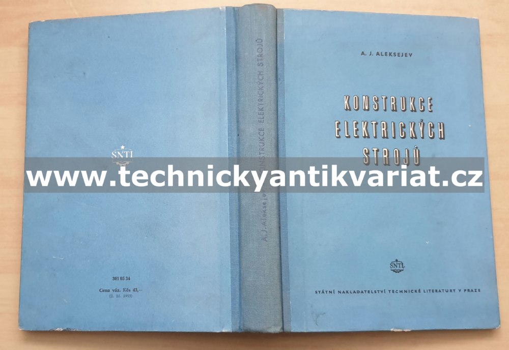 Konstrukce elektrických strojů - Alexejev (1954)