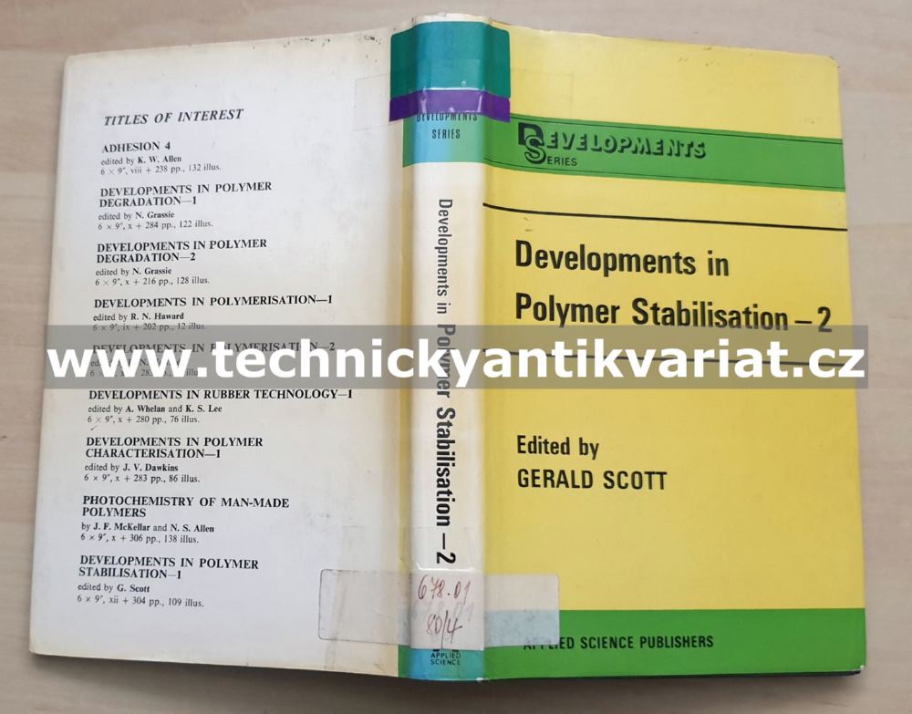 Developments in Polymer Stabilisation 2 - Gerald Scott (1980)