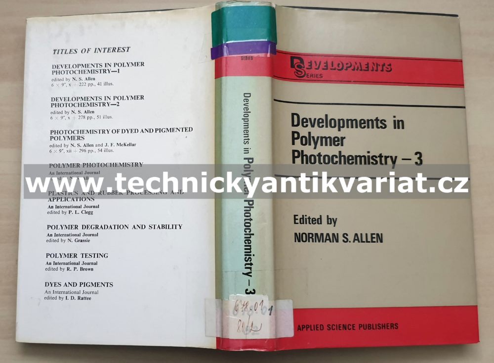 Developments in Polymer Photochemistry 3 - Norman S. Allen (1982)