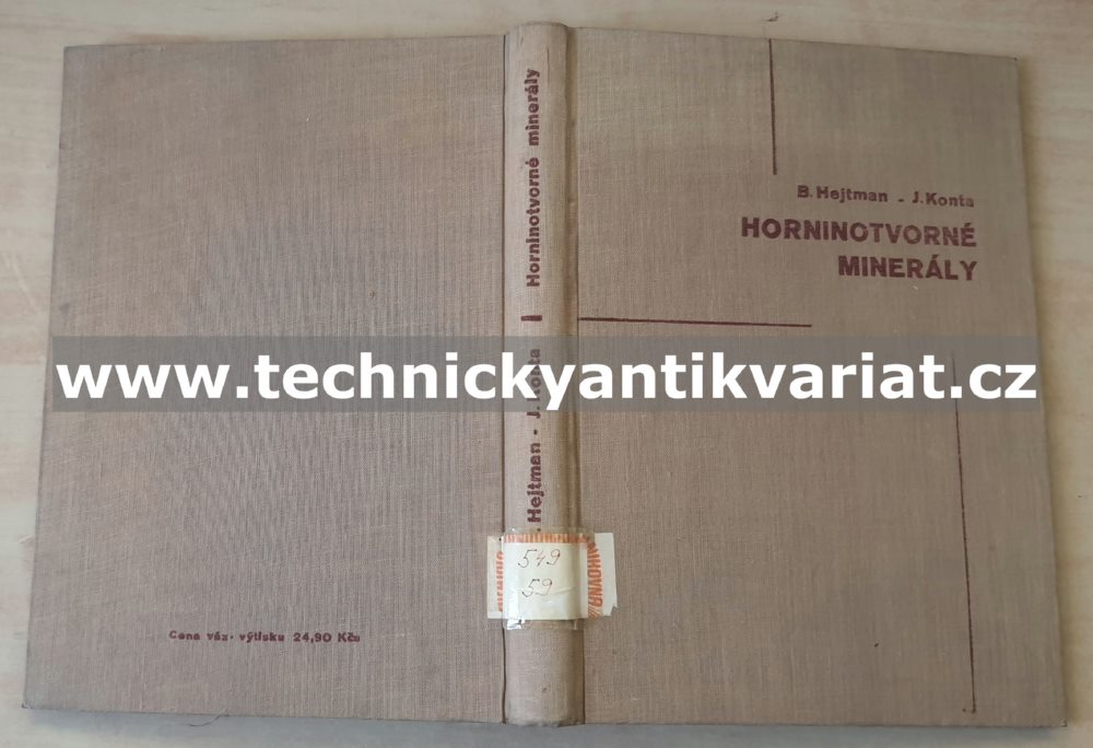 Horninotvorné minerály - Hejtman, Konta (1959)
