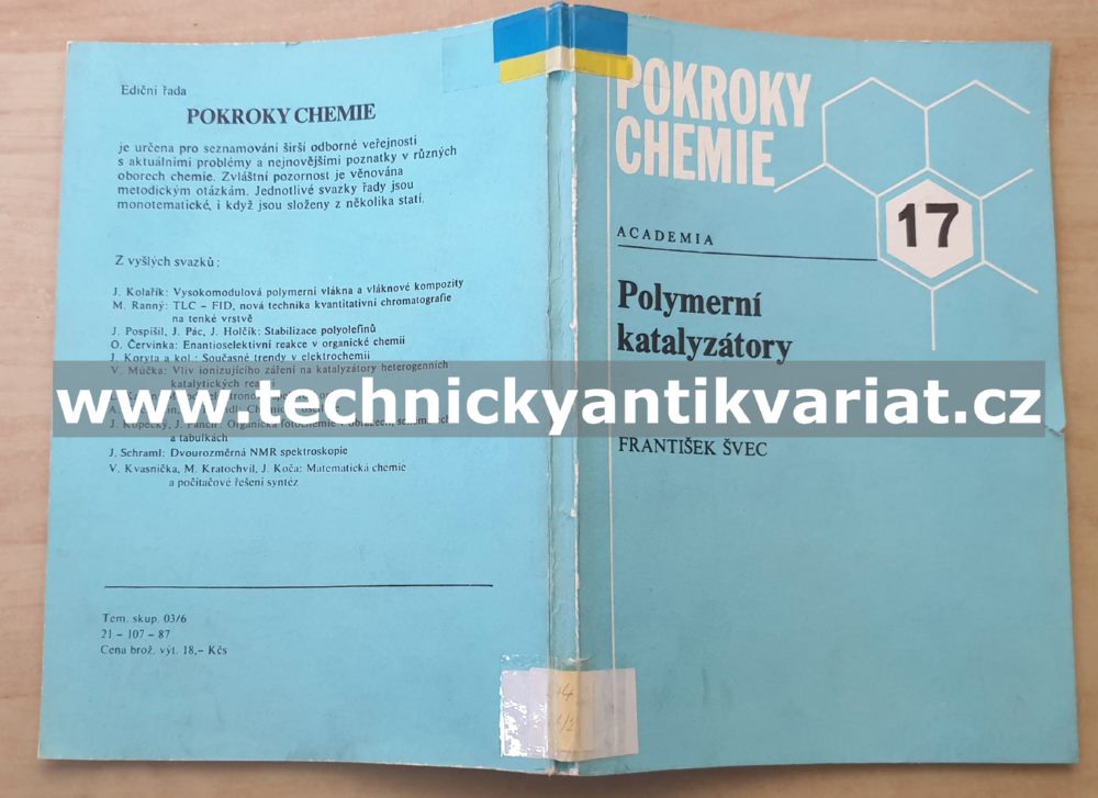 Polymerní katalyzátory 17 František Švec (1987)
