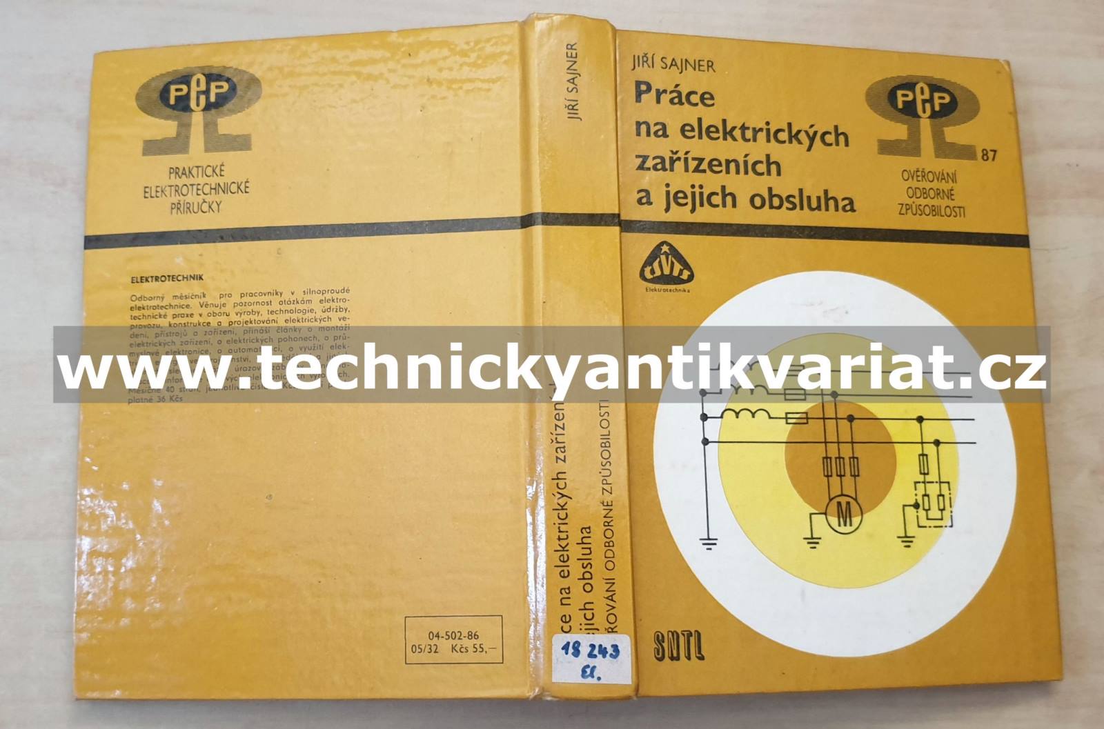 Práce na elektrických zařízeních a jejich obsluha - Jiří Sajner (1987)