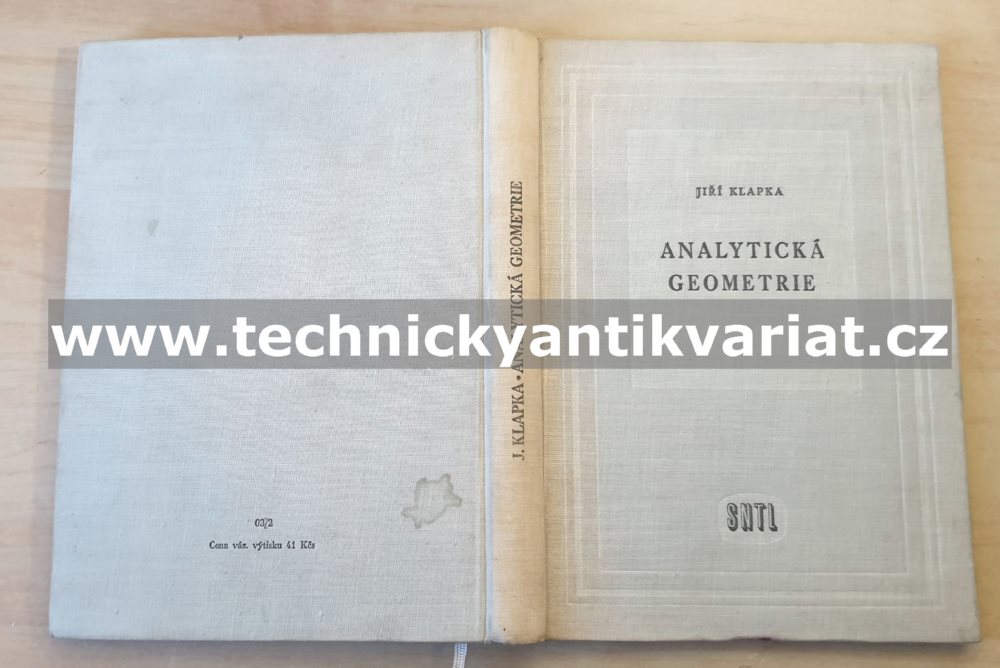 Analytická geometrie - Jiří Klapka (1960)