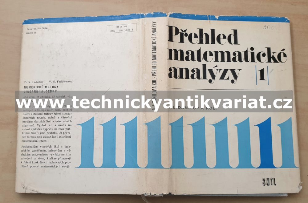 Přehled matematické analýzy 1 V.L.Danilov (1968)