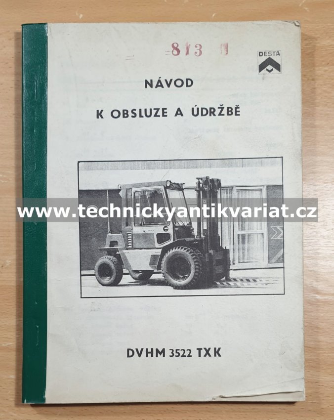 DESTA DVHM 3522 TXK návod k obsluze (1987)