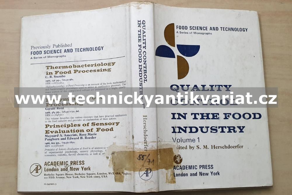 Quality Control in The Food Industry 1 S.M.Herschdoerfer (1967)