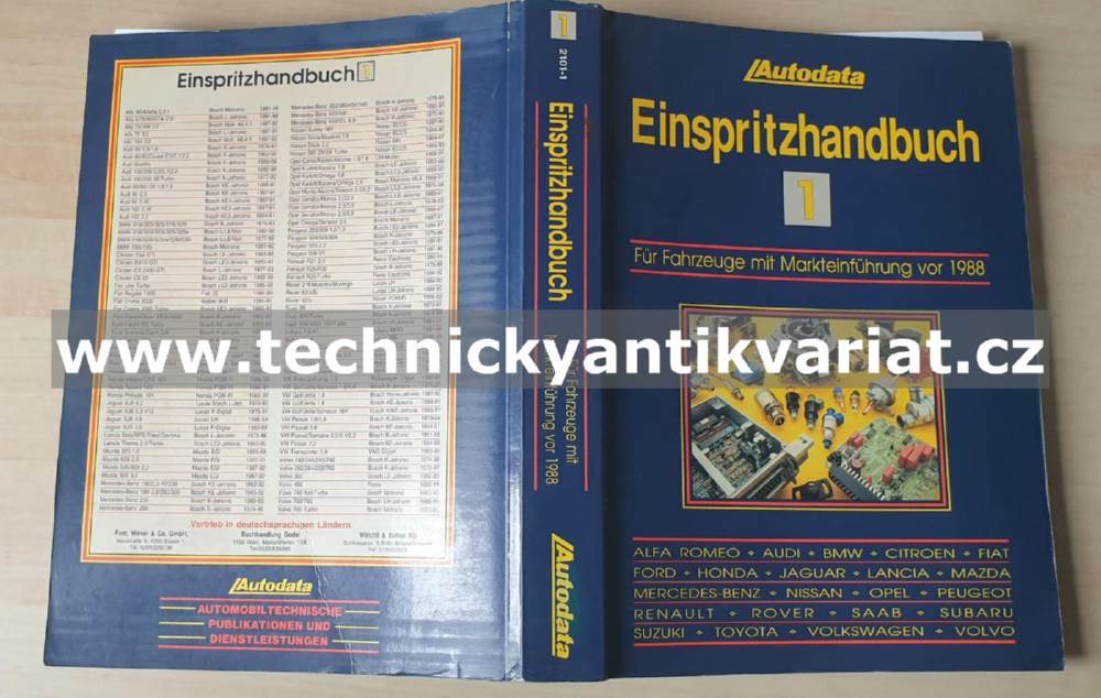 AUTODATA Einspritzhandbuch 1 1988 (1974-1991)