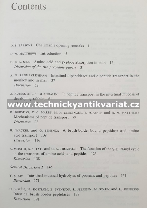 Peptide Transport and Hydrolysis (1977)