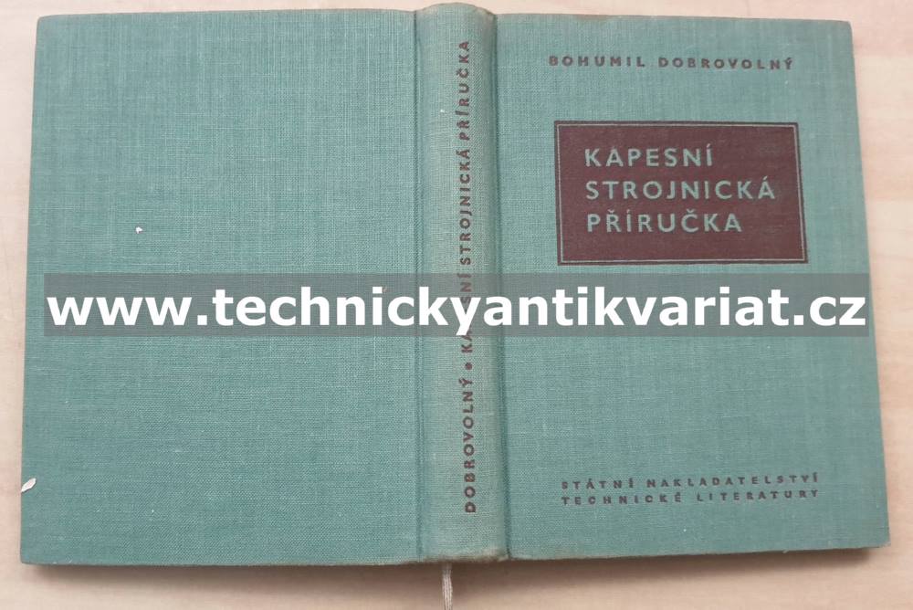Kapesní strojnická příručka - B. Dobrovolný (1956)