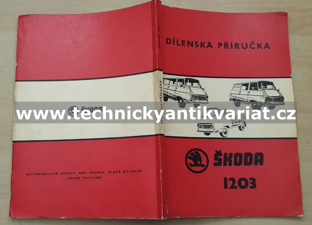 Škoda 1203 - dílenská příručka (1974)