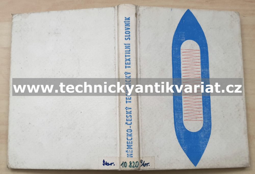 Německo-český technický textilní slovník (1969)