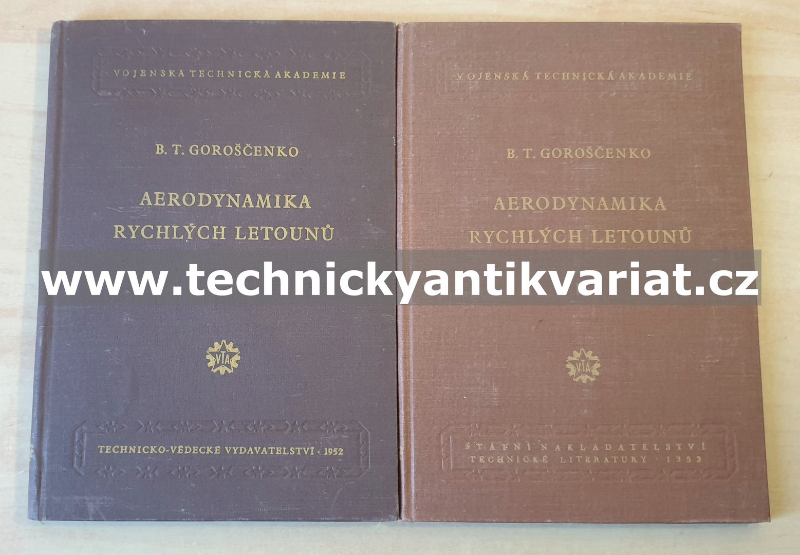 Aerodynamika rychlých letounů I.II. - B.T. Goroščenko (1952,1953)