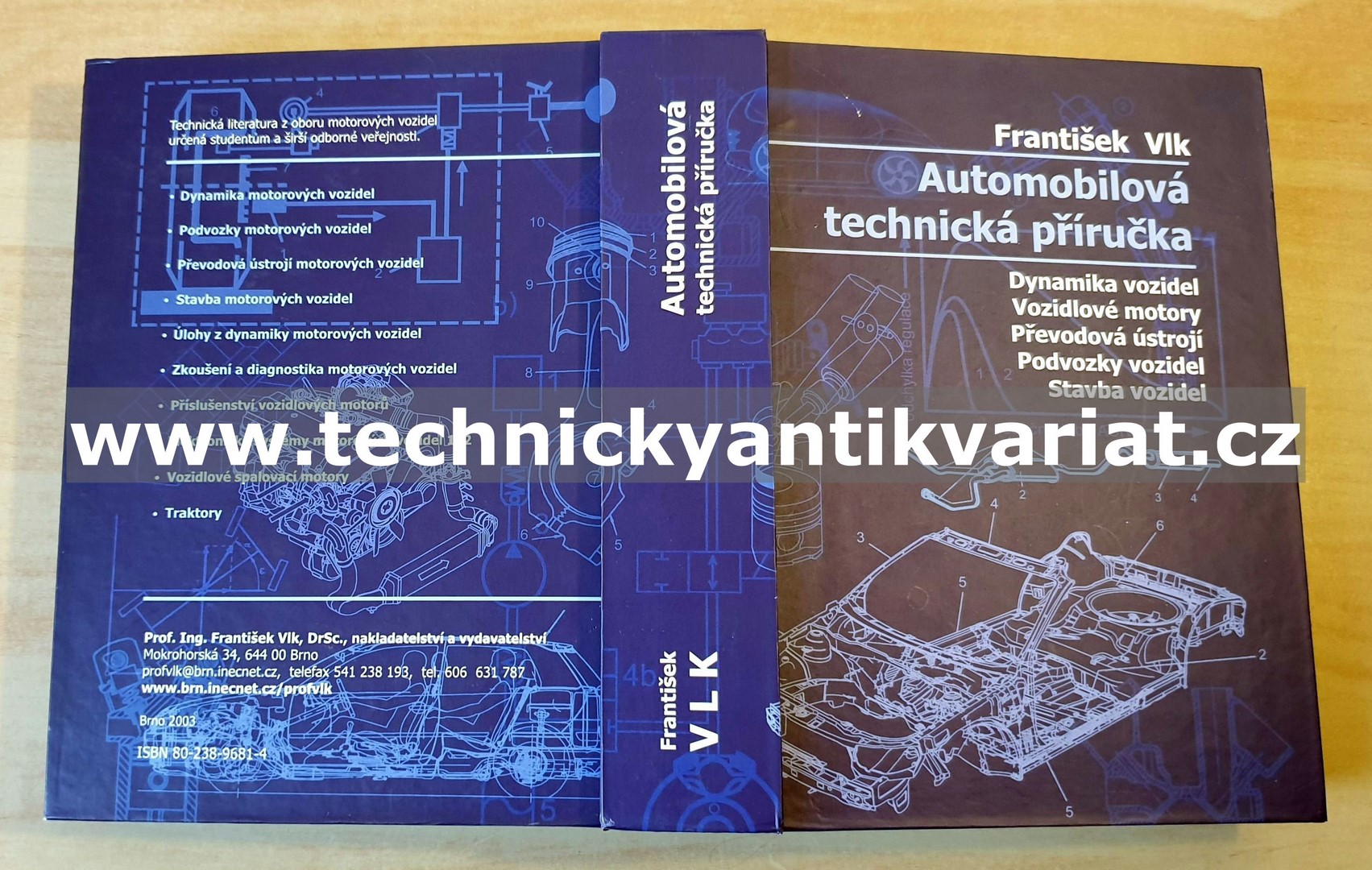 Automobilová technická příručka - František Vlk (2003)