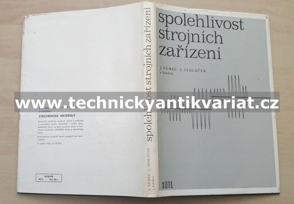 Spolehlivost strojních zařízení - Němec, Sedláček (1979)