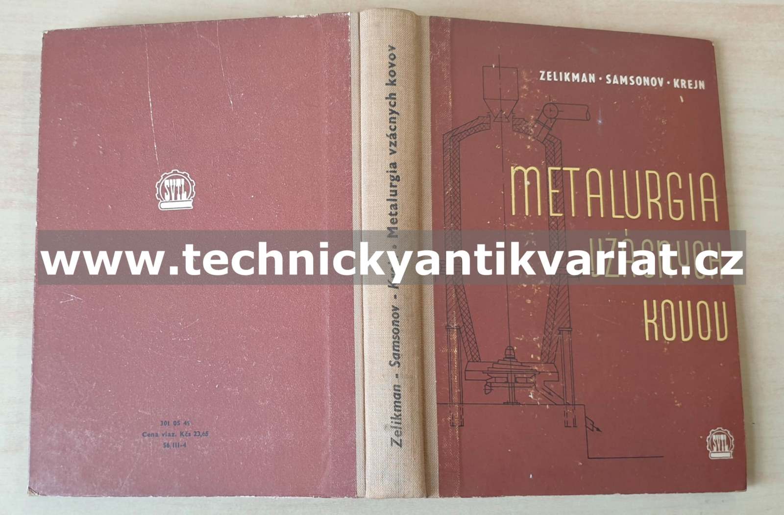 Metalurgia vzácných kovou - Zelikman, Samsonov, Krejn (1956)