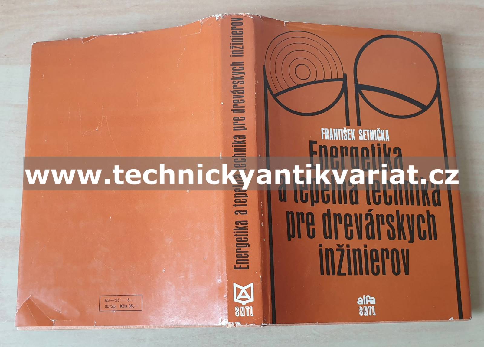 Energetika a tepelná technika pre dverárských inžinierov - František Setnička (1981)