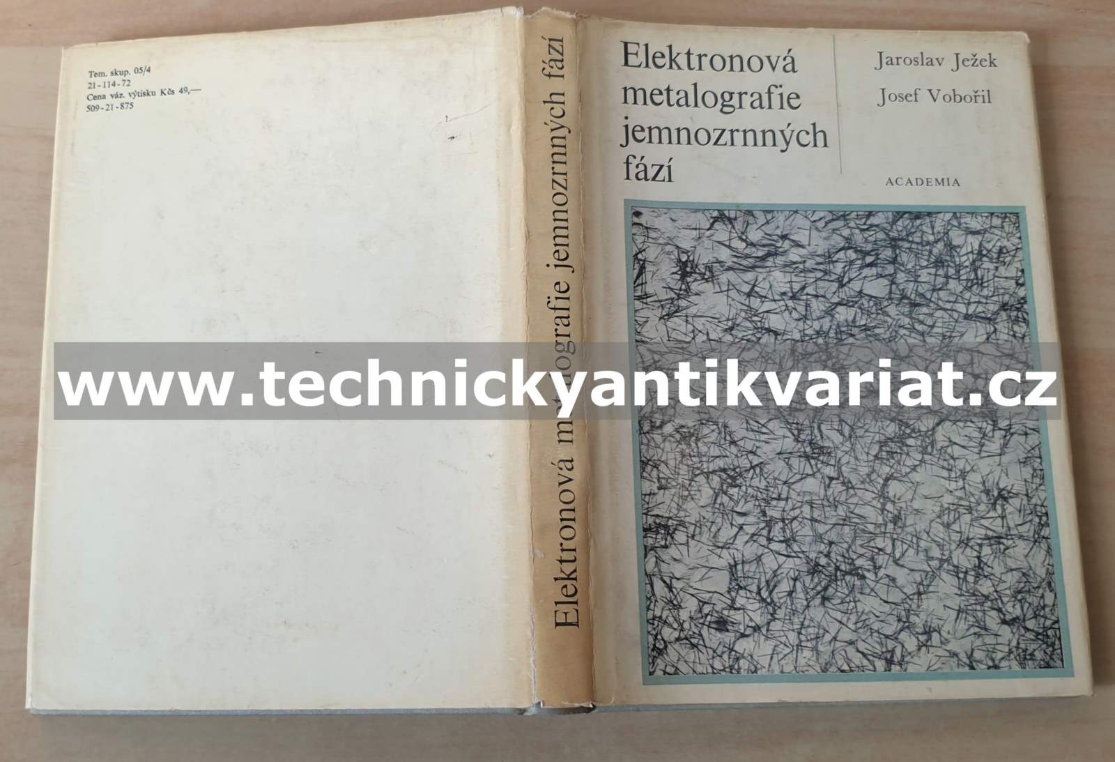 Elektronová metalografie jemnozrnných fází - Ježek, Vobořil (1972)